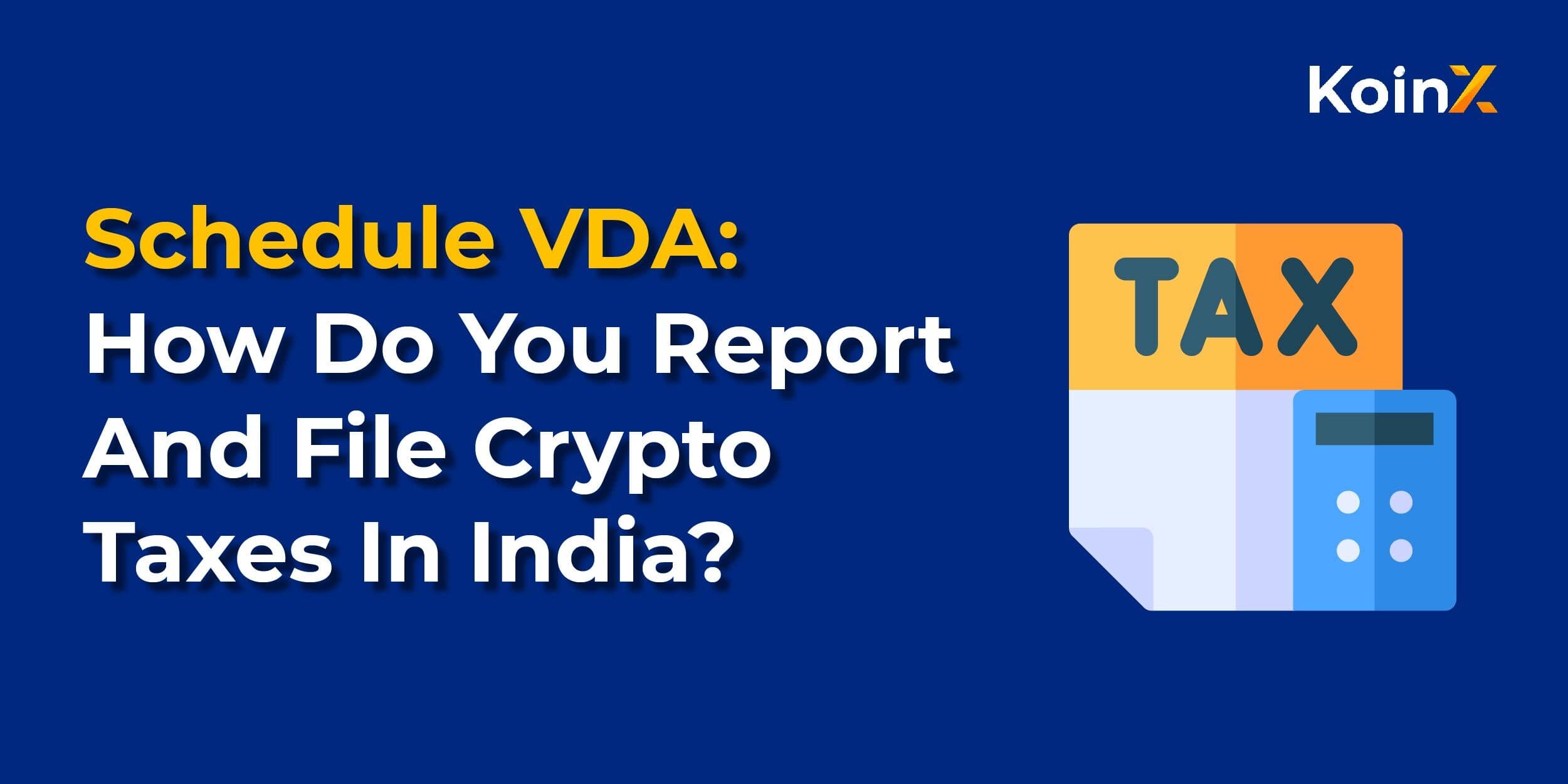 What is Schedule VDA, and How to Report It in ITR? (2026 Guide)